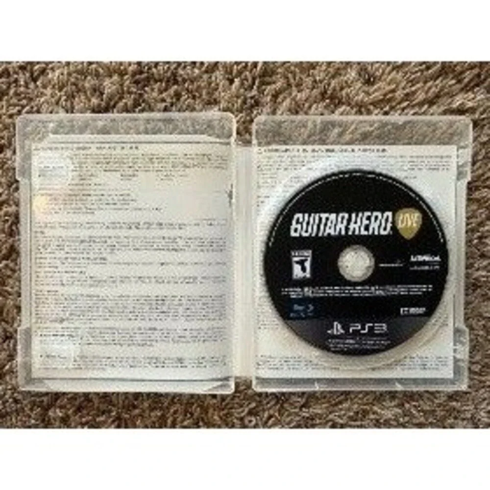 Activision Guitar Hero Live PlayStation 3 PS3 Game Disc Case Manual
